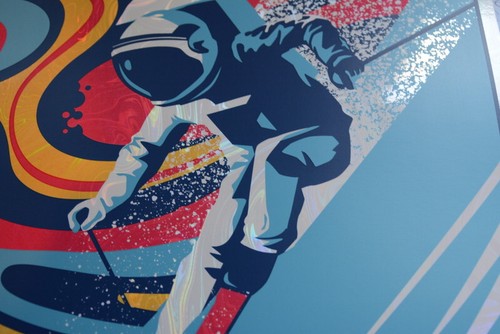 GANS - 2022 - WHITE SWIRL FOIL - BOULDER - POSTER - DAN STILES - FOX THEATRE - - Bild 5 von 7