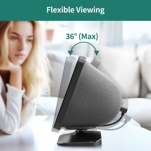 Magnetic Charger Table Stand Holder Compatible with Amazon Echo Show 8 3rd Gen - Picture 4 of 10