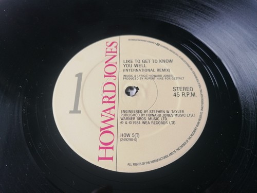 Howard Jones - Like To Get To Know You Well  12" Single 1984 (Fully Play Tested) - Picture 4 of 6
