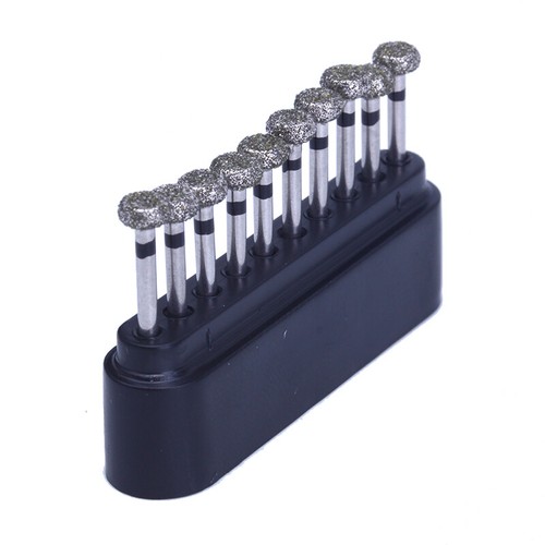 10pcs AZDENT Dental Super Coarse Diamond Drills FG Burs For High Speed Handpiece - Picture 19 of 207