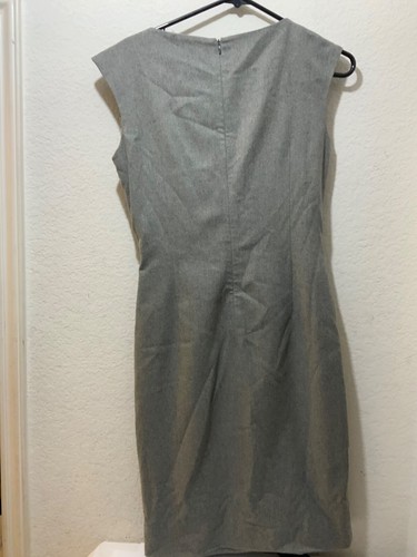 Ralph Lauren Black Label Grey 100 % Wool Dress Size 6 - Picture 8 of 10