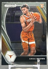 2021 Panini Prizm Draft Picks #27 Greg Brown Texas Longhorns Rookie