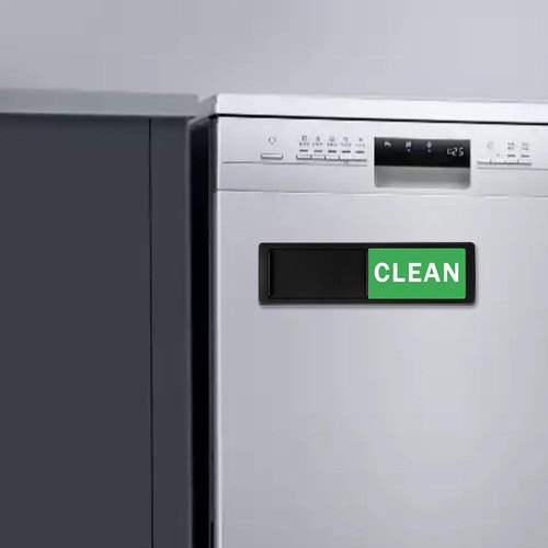 Clean Dirty Dishwasher Magnet Indicator Sign EasyRead Scratch Magnetic BackingDX - Picture 8 of 15