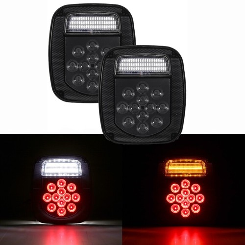 Señales de giro de luz trasera 39 LED para Jeep Wrangler YJ TJ CJ camión remolque furgoneta barco - Imagen 1 de 12