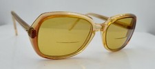 Vintage MC 8441 Brown Translucent Oval Sunglasses FRAMES ONLY