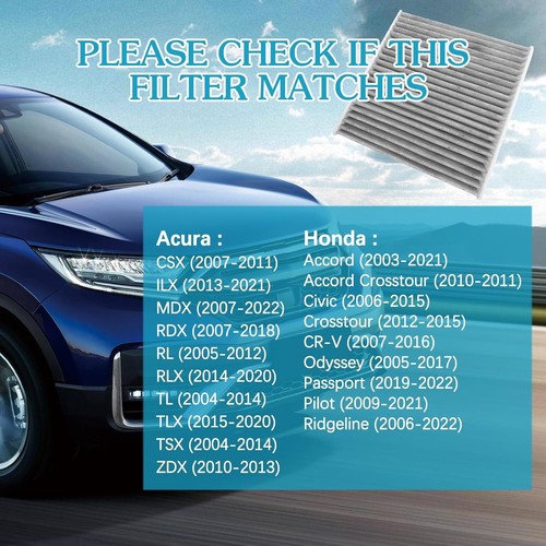 Filtro de aire de cabina CF10134 para Honda Passport Pilot Ridgeline Accord Civic CRV - Imagen 6 de 7