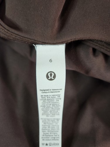 Lululemon Align Dress Espresso LW1EDSS Women's Size 6 New - Picture 6 of 9