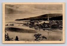 MURRAY BAY QUEBEC CANADA Postcard GENERAL BIRDS EYE VIEW CHURCH