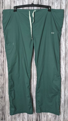 Unisex Green Iguana Med Scrub Pants Size 3XL RN#112119 - Picture 1 of 12