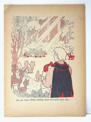 12 original vintage colour prints from Snow White by Walt Disney, 1938 - Picture 12 of 13