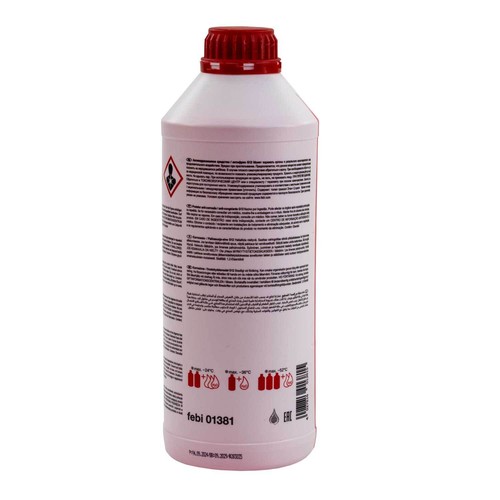 Kühlerfrostschutz Konzentrat Febi G12 1,5 Liter Rot für Audi Opel Seat VW Passat - Bild 3 von 5