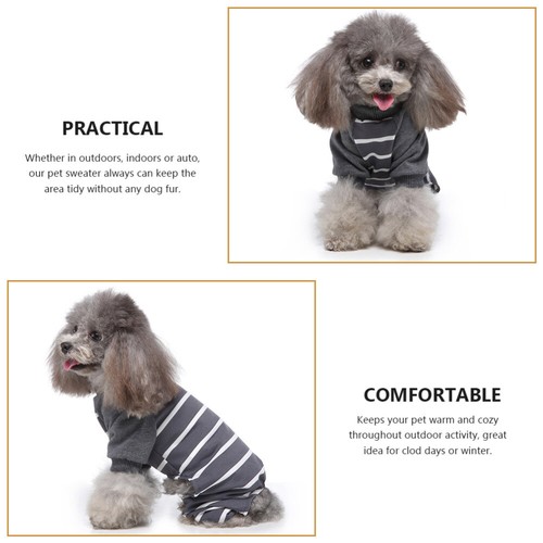 Dog Sweatshirts Winter Dog Coat Winter Dog Jumpsuit Puppy Outfits - Picture 2 of 12