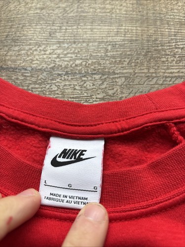 Nike Cincinnati Bearcats Pullover Sweatshirt Men’s Large Center Check Swoosh EUC - Picture 3 of 6