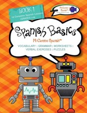 Spanish - Book 1 Spanish Basics Grades 3-6 - New paperback or softb - L555z