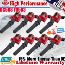 8x DG-508 C566 FD503 Ignition Coil Pack Fits For Ford F-150 E-250 Mustang 5.0L