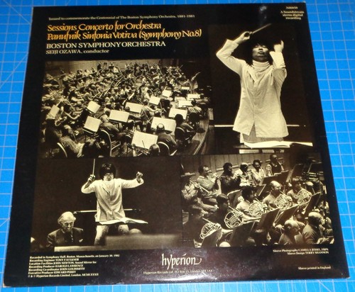 Ozawa PANUFNIK Concerto for Orchestra PANUFNIK Sinfonia Votiva - Hyperion A66050 - Picture 2 of 2