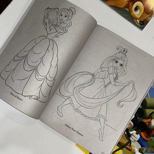 Disney  4 Assorted Coloring And Activity Books Animals, Princesses, Mickey Mouse - Picture 6 of 16