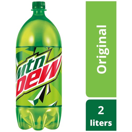Mountain Dew Citrus Soft Drink Soda Pop 2 Liter Bottle Soda Limited Edition Rare