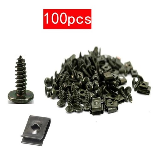 Blechschrauben Metall Befestigungsclip für Auto Motorrad U-Typ Clip = A1M9 - Bild 14 von 19