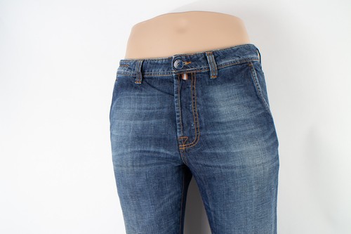 PT05 Inquetasche Torino The Blue Jeans Slim 35 (33 X 29) Men's Jeans Button Fly - Picture 2 of 12