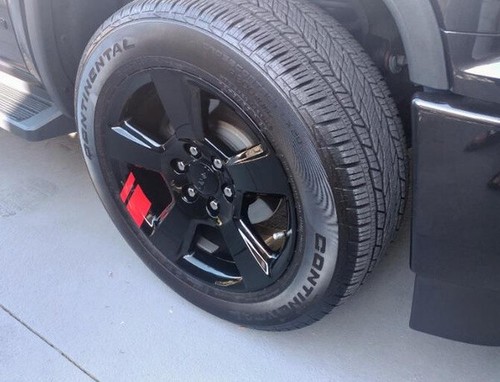 Wheel Decals Hash Stripe Stickers Fits 18"- 21" Wheels, 6Pcs Car Wheels - Picture 3 of 3