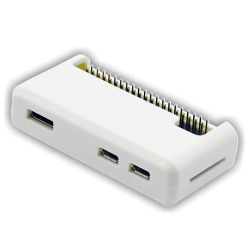 Funda protectora de alta calidad con componentes SB para Raspberry Pi Zero - blanca - Imagen 5 de 5