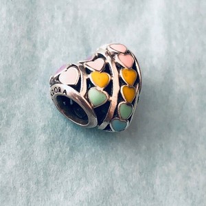 pandora collana cuore arcobaleno pandora collana cuore arcobaleno