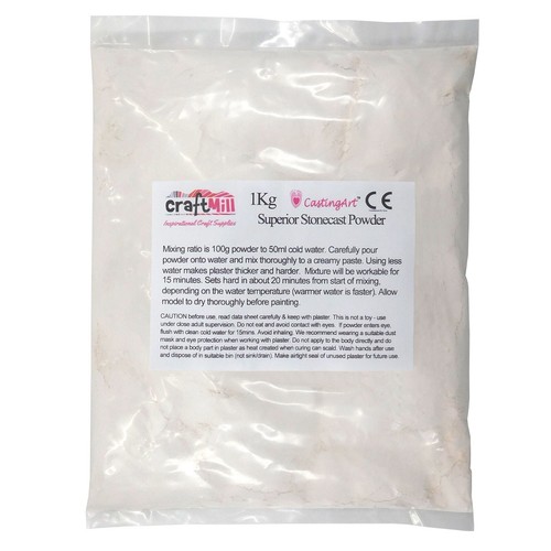 CASTING PLASTER OF PARIS - choose - FINE or EXTRA HARD STONE PLASTER - FREE POST - Picture 4 of 6