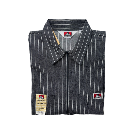 Ben Davis Short Sleeve Striped 1/2 Zip Shirt - Picture 67 of 85