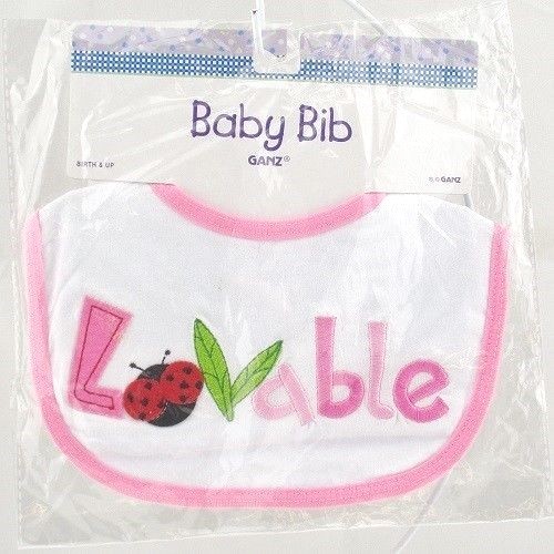 GANZ Baby Bib - Adorable - Imagen 1 de 2