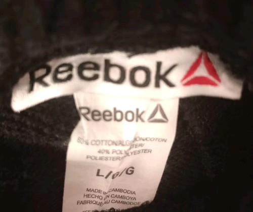 Pantalones cortos deportivos Reebok para mujer grandes negros con cordón. - Imagen 3 de 6