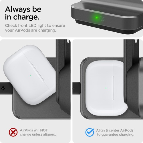Spigen [OneTap Pro (MagFit)] 3 in 1 Qi2 MagSafe Charging Stand | 15W - 第 7/24 張圖片