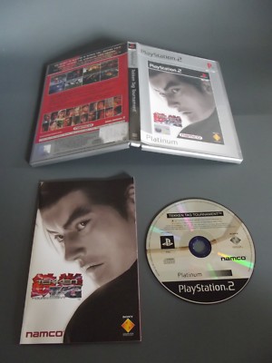 Jeu PS2 Tekken Tag Tournament Platinum - Version PAL FR Complète (boîte, Notice) En Très Bon état