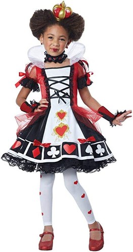 California Costumes Child Deluxe Queen of Hearts Costume Size XS USED - Picture 1 of 2