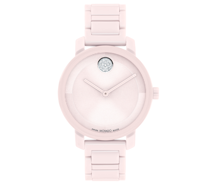 Movado Bold Evolution 2.0 Pink Dial Women's Quartz Watch