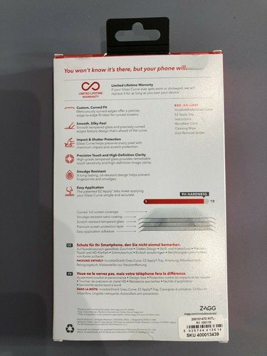 Zagg Tempered Glass /Film Screen Saver Protector Cover for Samsung Galaxy Google - Picture 33 of 64