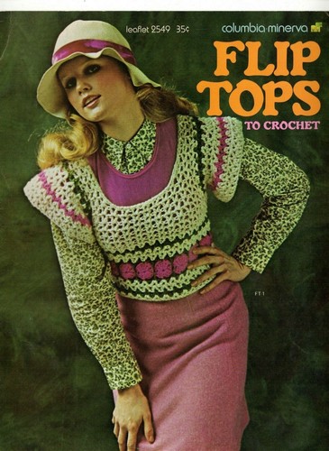 Vintage Crochet or Knit Fashion Pattern Leaflets 1970s Men Women Kid You Pick - Picture 107 of 116
