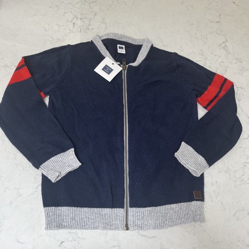 Janie and Jack zip up sweater boys size 5￼new