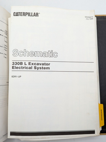 CAT CATERPILLAR 330B LN ESCAVATORE OFFICINA ASSISTENZA LIBRO RIPARAZIONE MANUALE SET COMPLETO - Foto 7 di 13