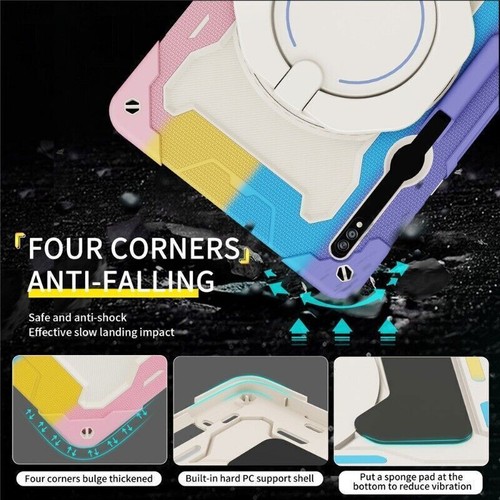 For Samsung Galaxy Tab S9 Ultra 14.6 Tablet Case Rotating Stand Shockproof Cover - Picture 36 of 74