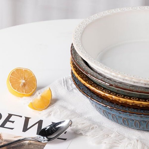 Ceramic Pie Pan for BakingRound Baking Dish Pan for Dinner 10 Inches Pie Dish... - Picture 7 of 7