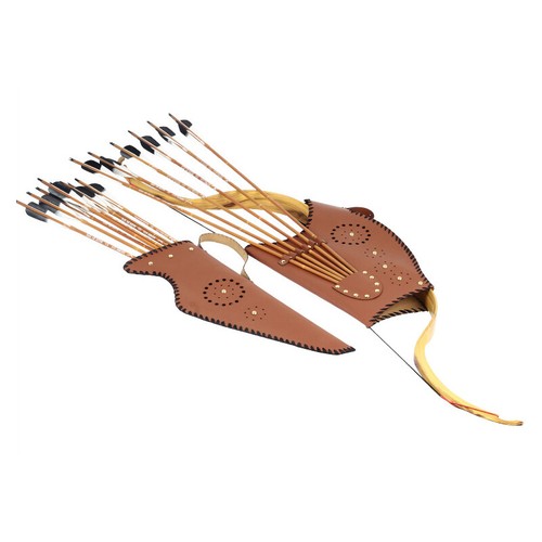 Archery Traditional Recurve Bow Bag + Arrow Quiver Holder with Adjustable Straps - Picture 8 of 11