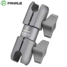 FANAUE 15cm Composite Double Socket Swivel Arm 1 inch ball base Aluminum