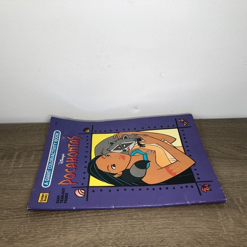 Disney Pocahontas Coloring Book Golden Books 1995 Vintage Only One Page Damaged - Picture 19 of 20