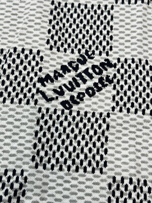 Louis Vuitton Damier Jacquard Short-Sleeved Crewneck T-shirt