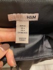 H&M Divided Exclusive Collection Eco-Friendly BLACK WAISTBAND SATIN Skirt 4 — photo 3