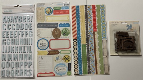 Crate Paper 12x12 Scrapbook Kit-Variation-Poolside, Little You, Little Boy Blue, - Picture 138 of 145