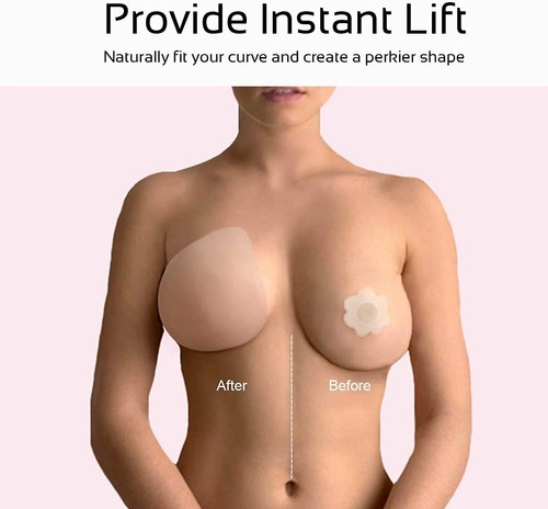 Awebra Breast Lift Tape Adhesive Bra Strapless Backless Sticky Invisible Push... - Picture 5 of 7