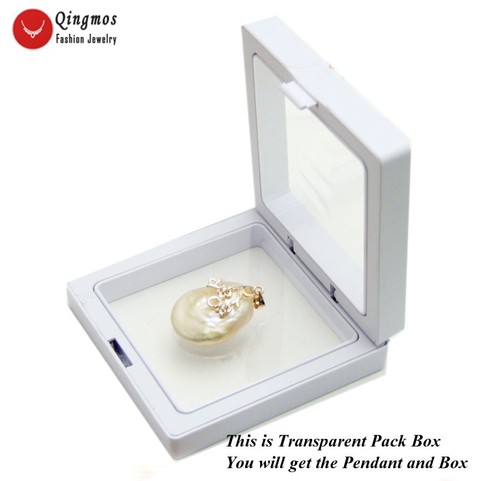 Trendy 20mm Oval Pink Natural Pearl Pendant Necklace for Women Fine Jewelry p108 - Picture 35 of 35