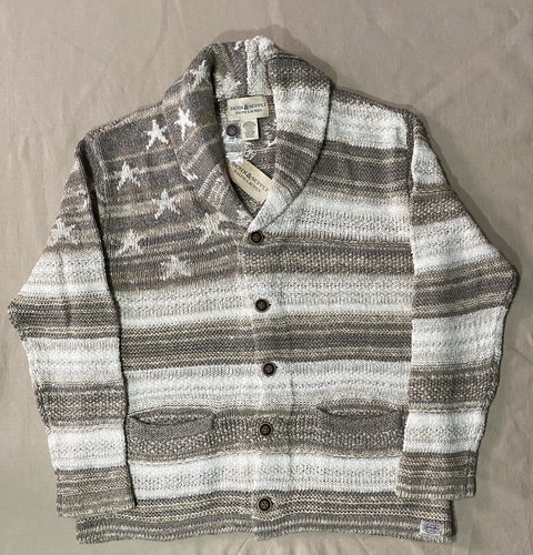 Ralph Lauren Denim & Supply Maglione Cardigan Uomo Bandiera Americana, Taglia M  - Foto 2 di 18